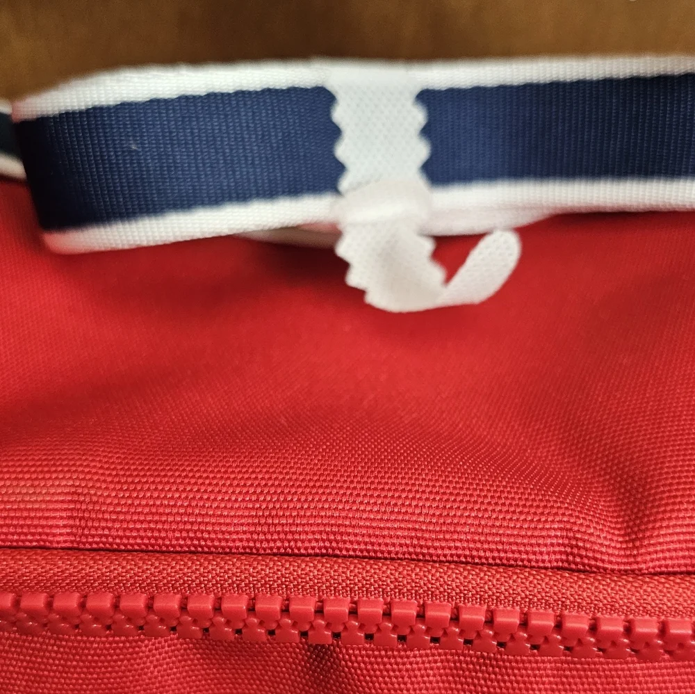 Champion Estate Insulated Lunch Box Cooler Messenger bag kit New Red Blue NWT